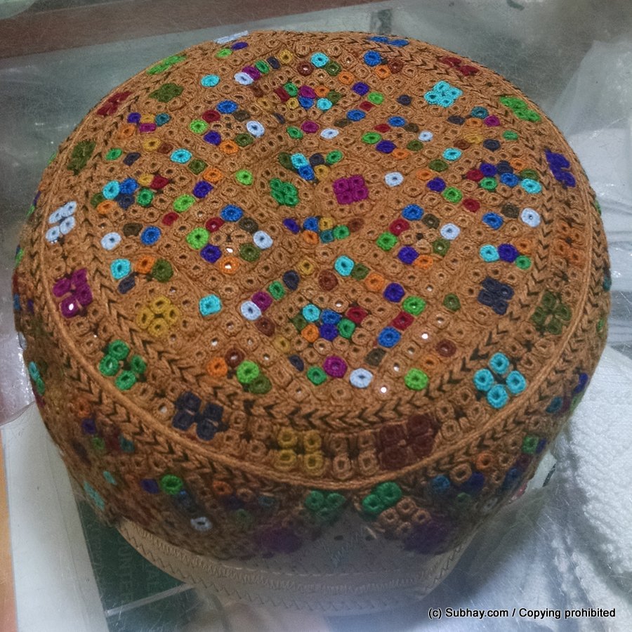 Yaqoobi Tando Adam / Zardari Sindhi Cap / Topi (Hand Made) MK-405